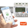 Picture of Wi-Fi trīsfāžu elektroniskais jaudas skaitītājs | DIN sliede | 400V | 100A | iOS, Android Tuya