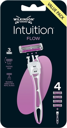 Изображение Wilkinson WILKINSON_Intuition Flow maszynka do golenia dla kobiet + 4szt wkadów