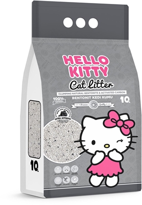 Изображение wirek dla kota HelloKitty Hello Kitty, wirek bentonit dla kota, z wglem aktywnym 10L