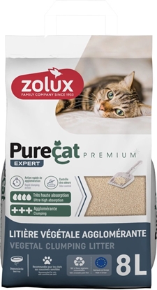 Изображение wirek dla kota Zolux ZOLUX wirek dla kota zbrylajcy PURECAT PREMIUM 8L
