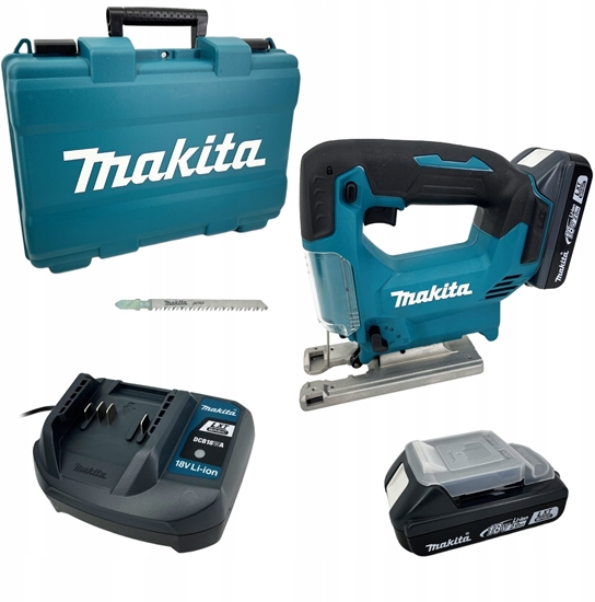Изображение Wyrzynarka Makita MAKITA WYRZYNARKA 18V DJV186WVE 2x2,0Ah