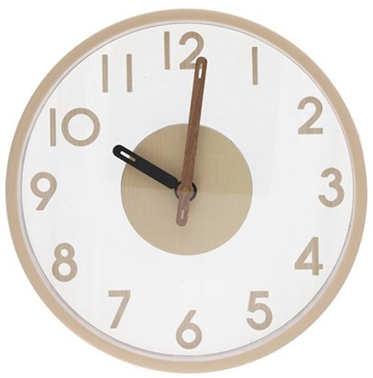 Picture of Wood Effect Wall Clock, 30 x 30 x 4,5 cm, DECORLIFE