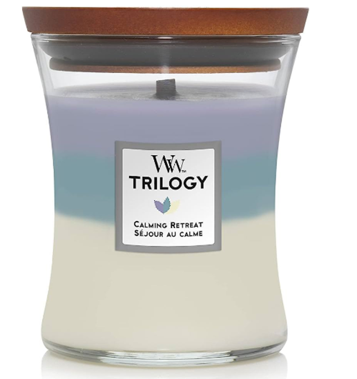 Picture of Woodwick Trilogy Calming Retreat Candle 275g