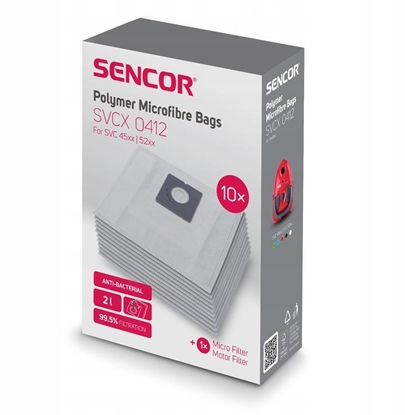 Attēls no Worek do odkurzacza HP SVCX 0412 Worki do SENCOR SVC 45xx/52xx
