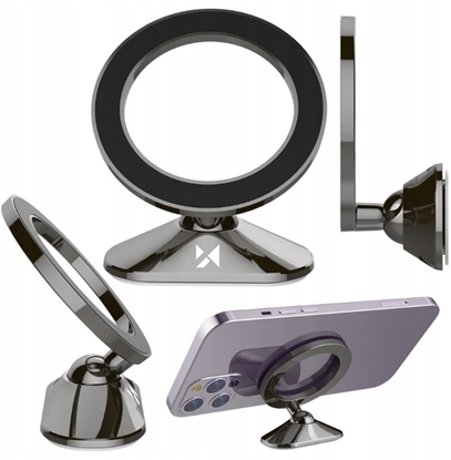 Attēls no Wozinsky Uchwyt samochodowy Wozinsky WPT-D19 na deske rozdzielcz kompatybilny z MagSafe - szary