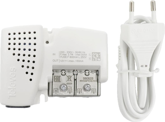 Picture of Wzmacniacz domowy PicoKom 3 wyjcia (2+TV): VHF/UHF-LTE700 Ready ref.560523