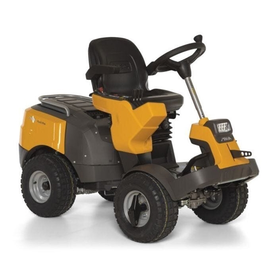 Изображение Zāliena traktors Stiga Park PRO 900 AWX; 15,4 kW hidrostatiskā pārnesumkārba (bez pļaušanas pannas)