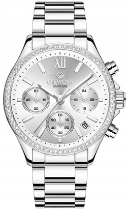 Изображение Zegarek Giewont Zegarek Damski Giewont Sapphire Srebrny GW3670-B1