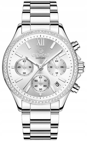 Picture of Zegarek Giewont Zegarek Damski Giewont Sapphire Srebrny GW3670-B1