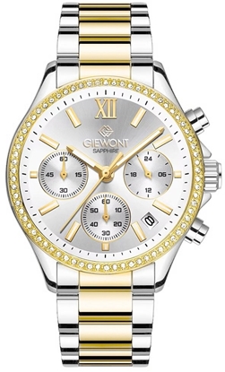 Изображение Zegarek Giewont Zegarek Damski Giewont Sapphire Srebrno Zoty GW3670-B4