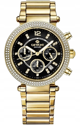 Изображение Zegarek Giewont Zegarek Damski Giewont Sapphire Zoto Czarny GW3380-B3