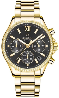 Изображение Zegarek Giewont Zegarek Damski Giewont Sapphire Zoto Czarny GW3670-B3