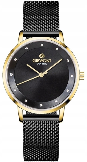Изображение Zegarek Giewont Zegarek Damski Giewont Sapphire Zoto Czarny GW4130-B4