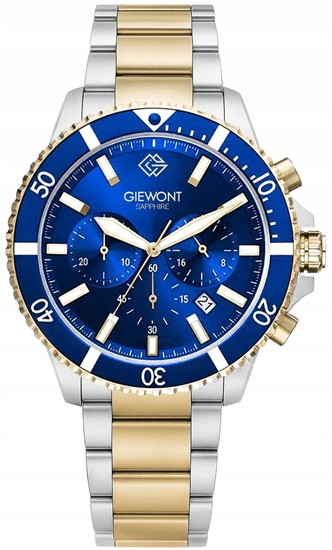 Изображение Zegarek Giewont Zegarek Mski Chronograph Sapphire Multikolor GW3970-B5