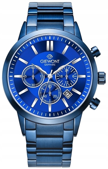 Изображение Zegarek Giewont Zegarek Mski Giewont Chronograph Sapphire Niebieski GW8510-B4