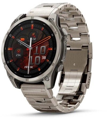 Attēls no Zegarek sportowy Garmin Zegarek sportowy Garmin Fenix 8 Amoled 47mm Sapphire Stainless Steel Bracelet