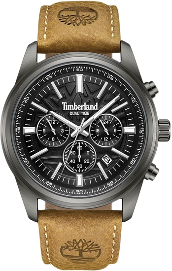 Picture of Timberland Classic Men’s Watch Black Brown Leather 45mm