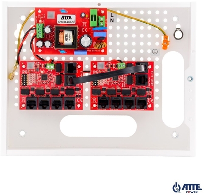 Picture of Zestaw do 9 kamer IP switch PoE 9P+1UP ATTE IP-9-11-E