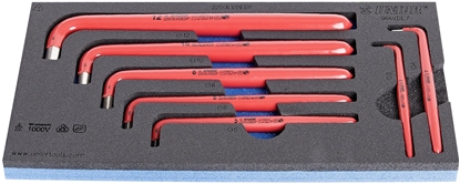 Attēls no Zestaw kluczy imbusowych 3-12 mm 7pc Unior