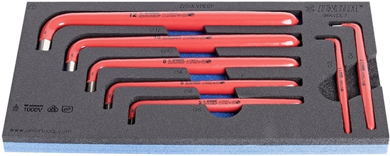 Picture of Zestaw kluczy imbusowych 3-12 mm 7pc Unior
