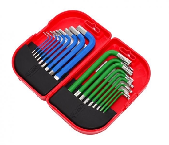Picture of Zestaw narzdzi AWTools AWTOOLS KLUCZE IMBUSOWE HEX/TORX / 1,5-10,0mm/ 18szt. KOLOR