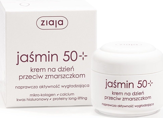 Picture of Ziaja Seria Jaminowa Jamin w kremie przeciw zmarszczkom 50+ na dzie 50 ml