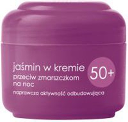 Attēls no Ziaja Seria Jaminowa Jamin w kremie przeciw zmarszczkom 50+ na noc 50 ml