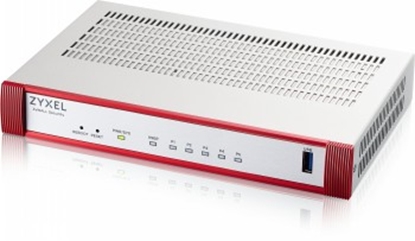 Attēls no ZYXEL USG FLEX 50 H, 5 GIGABIT USER-DEFINABLE PORTS, 1*USB WITH 1 YR GOLD SECURITY PACK (5Y WARRANTY)