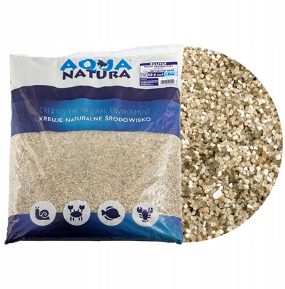 Attēls no ZOOLOGIA Aqua Natura, Bolivar piasek dekoracyjny do akwarium, 0,5-2mm, 5kg