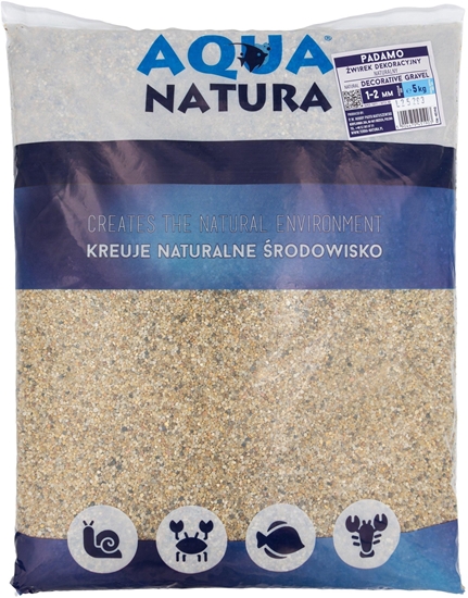 Picture of ZOOLOGIA Aqua Natura,Padamo, wirek dekoracyjny do akwarium, 1-2 mm, 5 kg