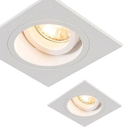 Picture of Zumaline Zuma Line Chuck DL Square 92703-N oczko lampa wpuszczana downlight kwadrat 1x50W GU10 biae
