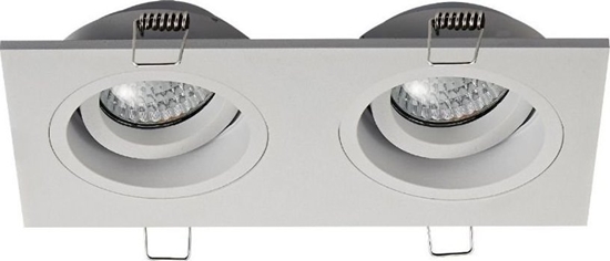 Picture of Zumaline Zuma Line Chuck DL2 Square 20068-WH-N oczko lampa wpuszczana downlight koo 2x50W GU10 biae