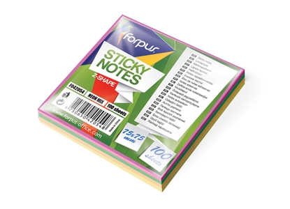 Изображение Z-veida Līmlapiņas 75 x75 mm "NEOMIX" 100 lpp