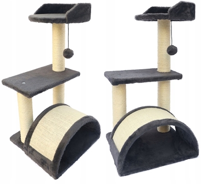 Attēls no ZW2D Aktivitāšu māja kaķiem 4 līmeņi / 68 cm