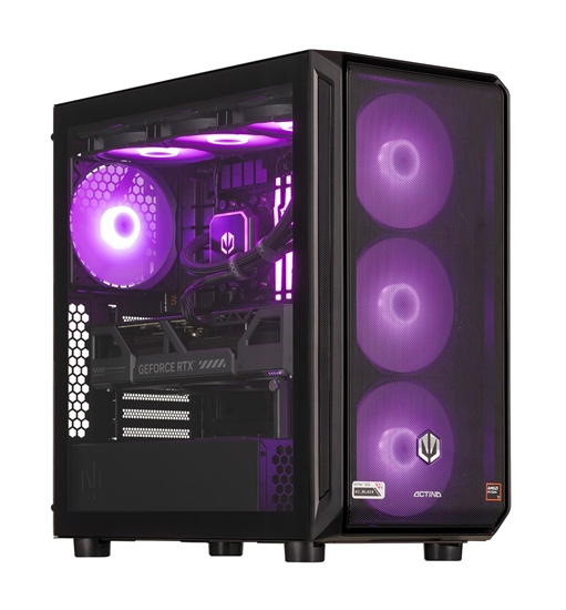 Изображение Actina 5901443411956 PC AMD Ryzen™ 7 9800X3D 32 GB DDR5-SDRAM 2 TB SSD NVIDIA GeForce RTX 5080 Windows 11 Home Midi Tower Black