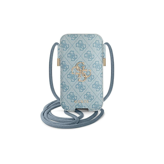 Изображение Guess PU 4G Metal Logo Pouch L Blue