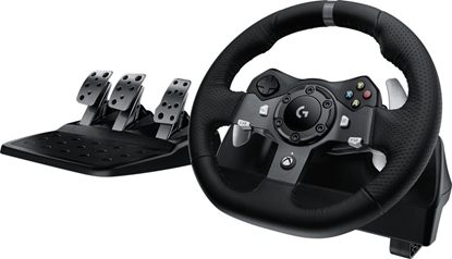 Attēls no Logitech G920 Driving Force Steering Wheels & Pedals, for Xbox Series X|S /Xbox One/PC, Black
