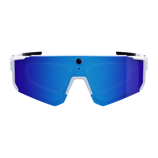 Picture of Colmi V06 AI White Sports Sunglasses (with blue le