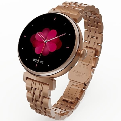 Picture of Smartwatch Aura Amoled damski różowo-złoty 