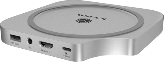 Picture of Stacja/replikator Icy Box Stacja dokujca IB-DK100 Mac Mini M4 7 w 1 z M.2 NVMe Slot