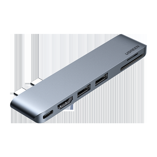 Изображение 6-in-1 Adapter UGREEN CM380 USB-C Hub for MacBook 