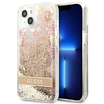 Attēls no Guess GUHCP13MLFLSD iPhone 13 6,1" złoty|gold hard