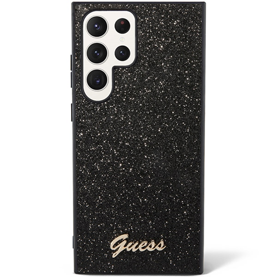 Picture of Guess PC|TPU Glitter Flakes Metal Logo Case for Sa