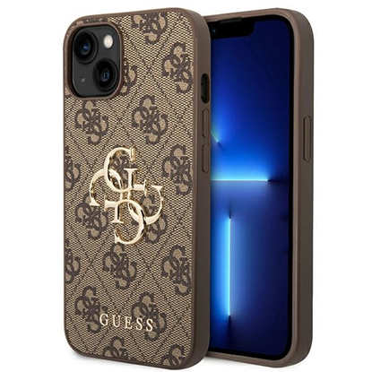 Attēls no Guess PU 4G Metal Logo Case for iPhone 14 Plus Bro