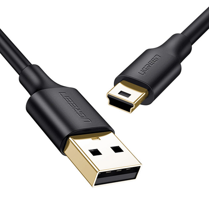 Picture of Ugreen USB - mini USB cable 480 Mbps 3 m black (US