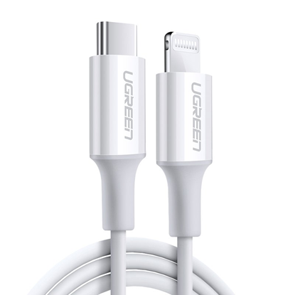 Изображение Ugreen USB Typ C - Lightning MFI cable 1m 3A 18W w