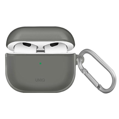 Attēls no UNIQ etui Glase AirPods 3 dymiony|smoke