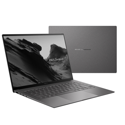 Picture of Asus Zenbook S14 UX5406AA-SU324W | Antrim Gray | 14 " | OLED | Touchscreen | 3K | 2880 x 1800 pixels | 120 Hz | Glossy | Intel Core Ultra 9 | 386H | 32 GB | LPDDR5X | Solid-state drive capacity 1000 GB | Intel Graphics | Windows 11 Home | 802.11be | Bluet