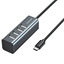 Attēls no AWEI HUB CL-122T 4xUSB-A|USB-C czarny|black
