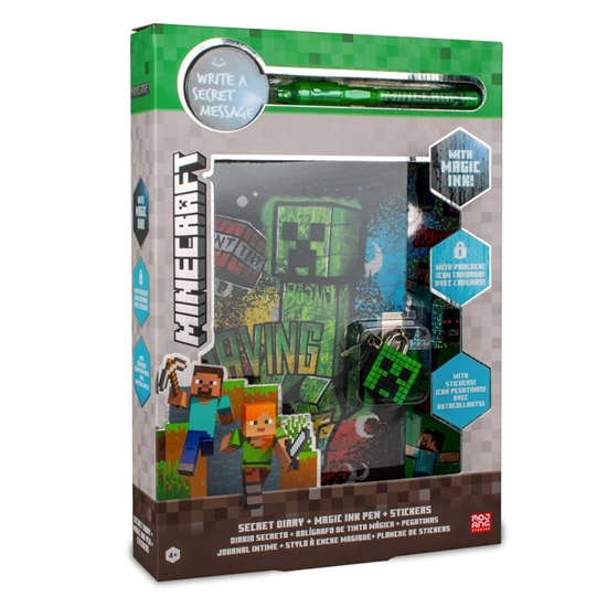 Picture of Pamiętnik z magicznym długopisem Minecraft 
